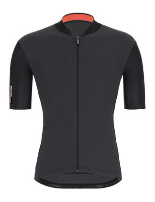 Santini Colore Men's Short Sleeve Jersey - Black Nero