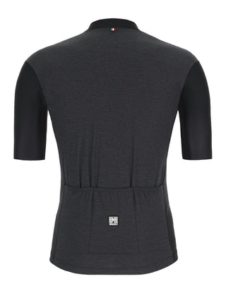 Santini Colore Men's Short Sleeve Jersey - Black Nero
