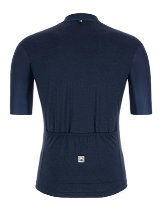 Santini Colore Men's Short Sleeve Jersey - Nautica Blue