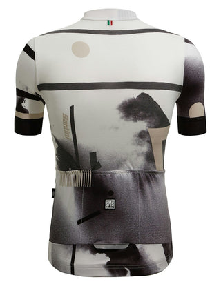 Santini Delta Berg Men's Short Sleeve Jersey - White