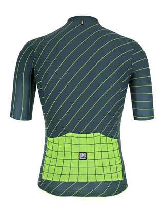 Santini Eco Sleek Dinamo Men's Short Sleeve Jersey - Military