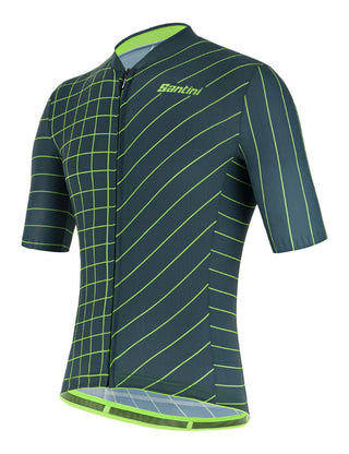 Santini Eco Sleek Dinamo Men's Short Sleeve Jersey - Military