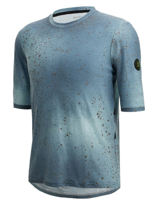 Santini Fango Delta Men's Tech Short Sleeve T-Shirt - Blue