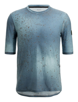 Santini Fango Delta Men's Tech Short Sleeve T-Shirt - Blue