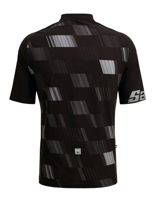 Santini Fibra Men's Gravel/MTB Jersey - Black