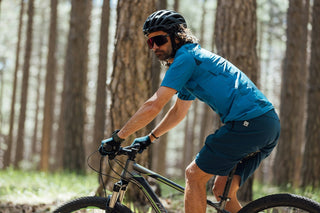 Santini Fibra Men's Gravel/MTB Jersey - Turquoise