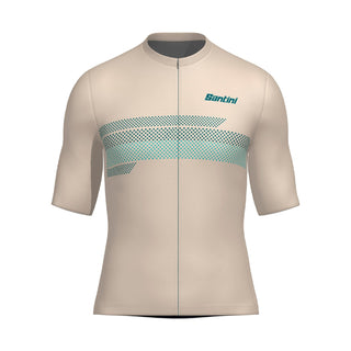 Santini SMS Horizon Classic Fit Short Sleeve Jersey - Beige