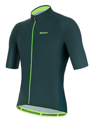 Santini Karma Kite Men's Short Sleeve Jersey - Military