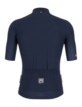 Santini Karma Kite Men's Short Sleeve Jersey - Nautica Blue