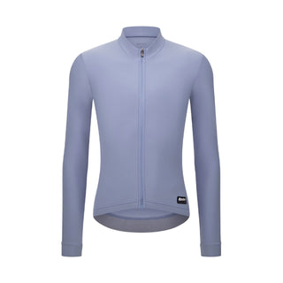 Santini SMS RTR Winter Fleece Unisex Long Sleeve Jersey - Light Blue