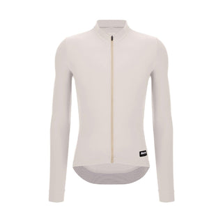 Santini SMS RTR Winter Fleece Unisex Long Sleeve Jersey - Cappuccino