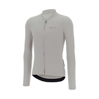 Santini Sensation Long Sleeve Summer Jersey - Silver