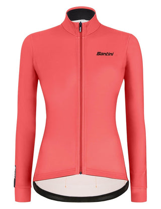 Santini Colore Women's Long Sleeve Jersey - Granatina Pink