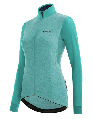 Santini Colore Puro Women's Long Sleeve Jersey - Aqua