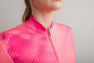 Santini Pure Dye 4W Women's Thermal Long Sleeve Jersey - Granatina Pink