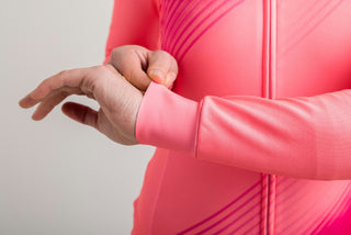 Santini Pure Dye 4W Women's Thermal Long Sleeve Jersey - Granatina Pink