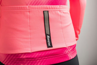 Santini Pure Dye 4W Women's Thermal Long Sleeve Jersey - Granatina Pink