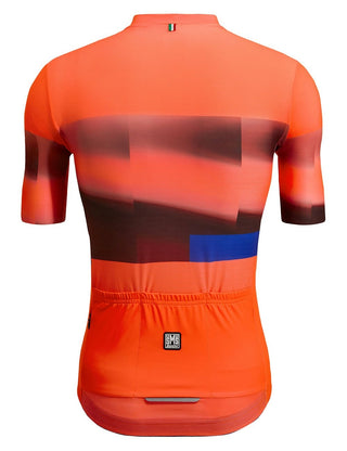 Santini Mirage Men's Summer Short Sleeve Jersey - Fluro Orange
