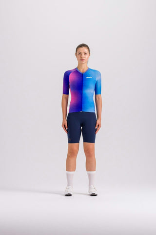 Santini Ombra Eco Micro Unisex Short Sleeve Jersey - Turquoise