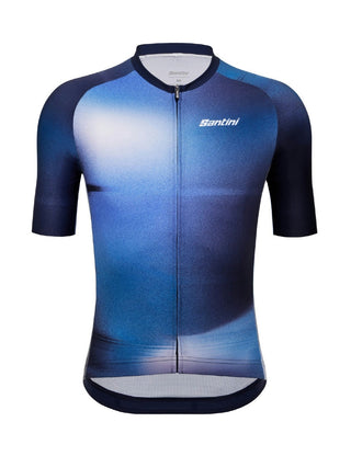 Santini Ombra Eco Micro Unisex Short Sleeve Jersey - Nautica Blue