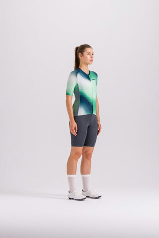 Santini Ombra Eco Micro Unisex Short Sleeve Jersey - Green