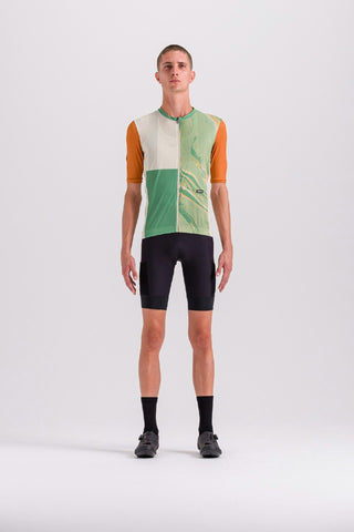 Santini Terranova Sandstorm Men's Short Sleeve Jersey - Rust