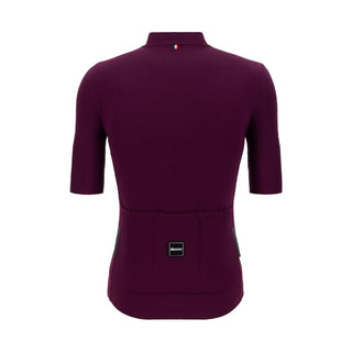 Santini Sensation Short Sleeve Summer Jersey - Burgundy