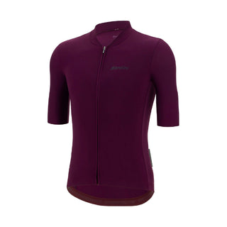 Santini Sensation Short Sleeve Summer Jersey - Burgundy