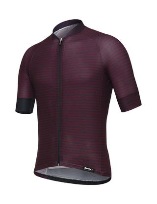 Santini FZ Soffio Men's Short Sleeve Jersey - Bordeaux