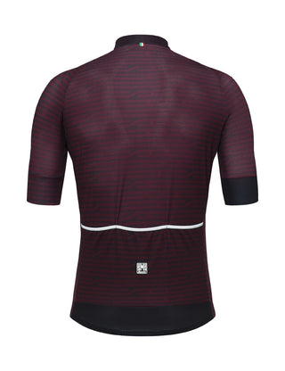 Santini FZ Soffio Men's Short Sleeve Jersey - Bordeaux