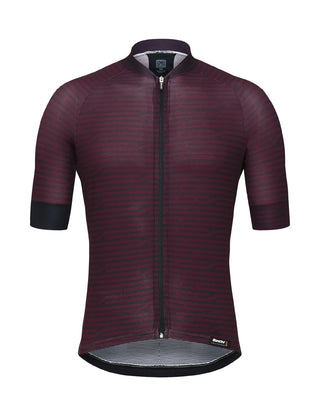 Santini FZ Soffio Men's Short Sleeve Jersey - Bordeaux