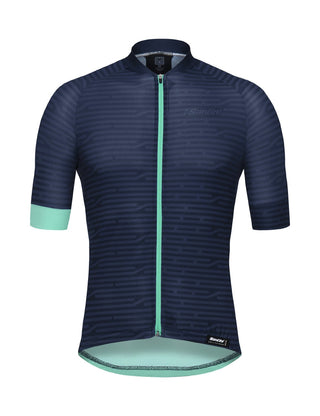 Santini FZ Soffio Men's Short Sleeve Jersey - Nautica Blue