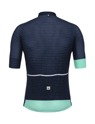 Santini FZ Soffio Men's Short Sleeve Jersey - Nautica Blue