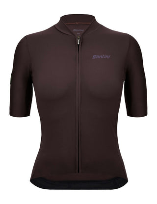 Santini Terranova Stone Unisex Short Sleeve Jersey - Brown