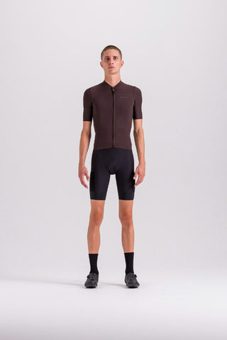 Santini Terranova Stone Unisex Short Sleeve Jersey - Brown