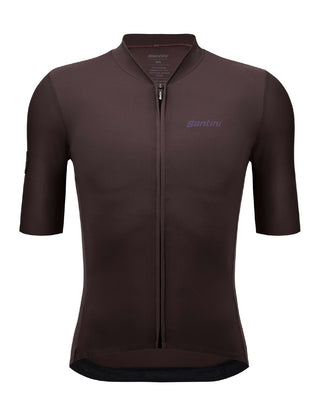 Santini Terranova Stone Unisex Short Sleeve Jersey - Brown