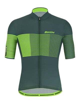 Santini Tono Freccia Men's Short Sleeve Jersey - Military