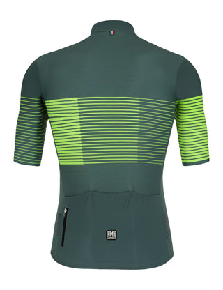 Santini Tono Freccia Men's Short Sleeve Jersey - Military