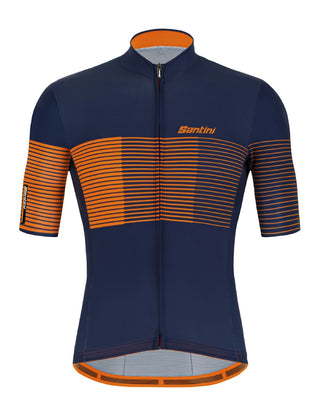 Santini Tono Freccia Men's Short Sleeve Jersey - Nautica Blue