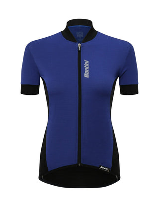 Santini Brio Women's Short Sleeve Jersey - Nautica Blue
