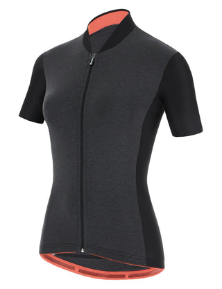 Santini Colore Women's Short Sleeve Jersey - Black Nero