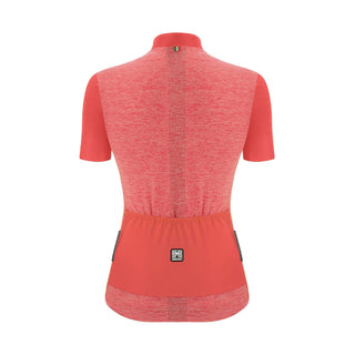 Santini Colore Puro Sleek Women's Short Sleeve Jersey - Granatina Pink