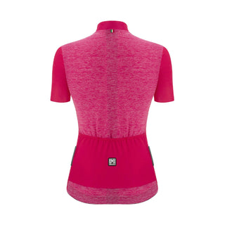 Santini Colore Puro Sleek Women's Short Sleeve Jersey - Raspberry