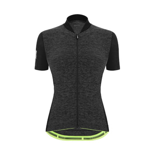 Santini Colore Puro Sleek Women's Short Sleeve Jersey - Black