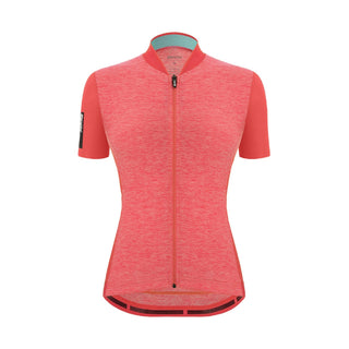 Santini Colore Puro Sleek Women's Short Sleeve Jersey - Granatina Pink