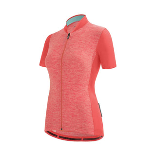 Santini Colore Puro Sleek Women's Short Sleeve Jersey - Granatina Pink