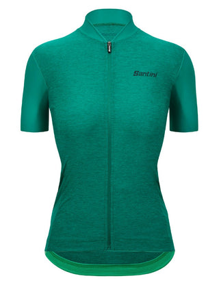 Santini Colore Puro Sleek Women's Short Sleeve Jersey - Green
