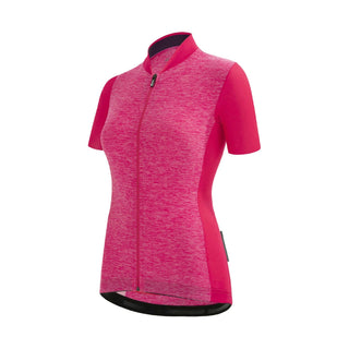 Santini Colore Puro Sleek Women's Short Sleeve Jersey - Raspberry