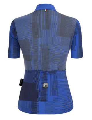 Santini Delta Kinetic Women's Short Sleeve Jersey - Royal Blue