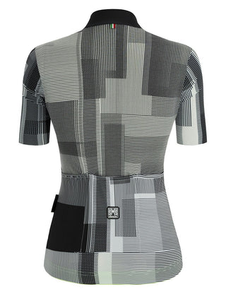 Santini Delta Kinetic Women's Short Sleeve Jersey - Black